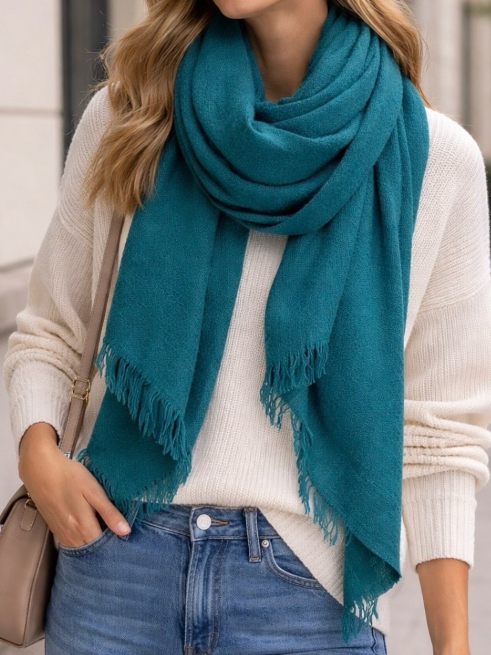 XL Scarf - Emerald